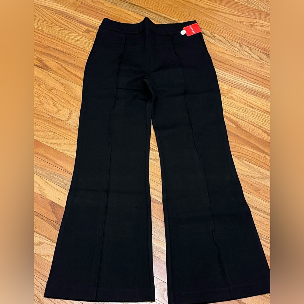 NWT Spanx classic black high rise flare pant